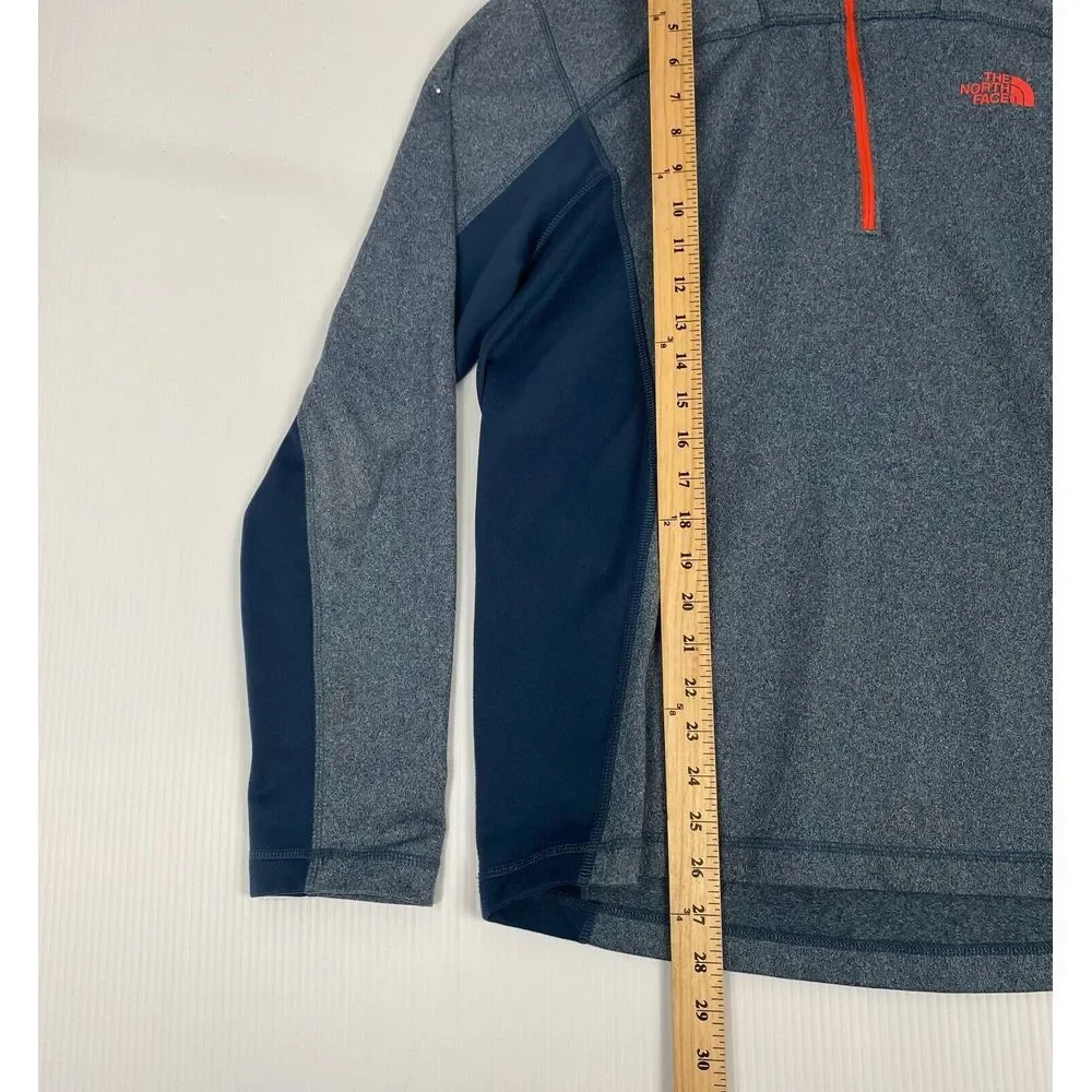 THE NORTH FACE Mock Neck 1/4 Zip Pullover Fleece Shirt Mens Size M‎